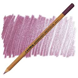 Lyra Rembrandt Polycolor Premium Oil-Based Colored Pencil - Red Violet pencil and swatch