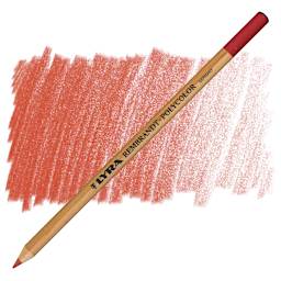 Lyra Rembrandt Polycolor Premium Oil-Based Colored Pencil - Scarlet Lake Deep pencil and swatch