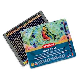 Derwent Inktense Pencils - Tin Box, Set of 24