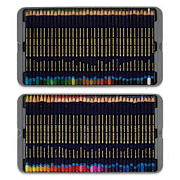 Derwent Inktense Pencils - Tin Box, Set of 72, open