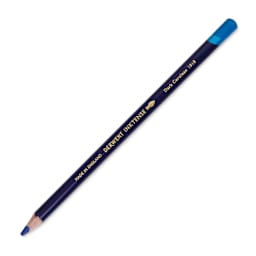 Derwent Inktense Pencil - Dark Cerulean, single pencil