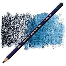 Derwent Inktense Pencil - Deep Indigo pencil and swatch