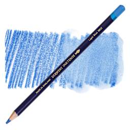 Derwent Inktense Pencil - Lapis Blue, swatch and pencil