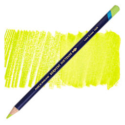 Derwent Inktense Pencil - Lime Green, swatch and pencil