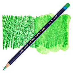 Derwent Inktense Pencil - Jungle Green, swatch and pencil