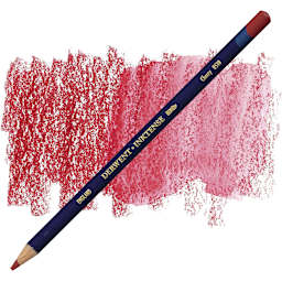 Derwent Inktense Pencil - Cherry pencil and swatch