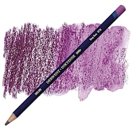 Derwent Inktense Pencil - Deep Rose pencil and swatch