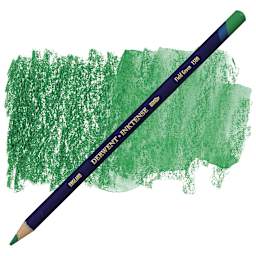 Derwent Inktense Pencil - Field Green pencil and swatch