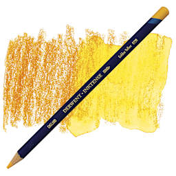 Derwent Inktense Pencil - Golden Yellow pencil and swatch