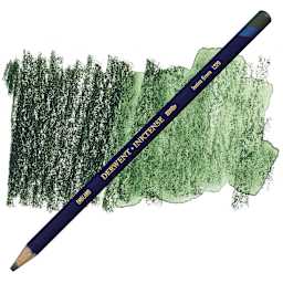 Derwent Inktense Pencil - Ionian Green pencil and swatch
