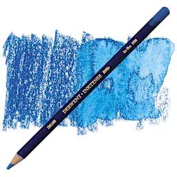 Derwent Inktense Pencil - Iris Blue pencil and swatch