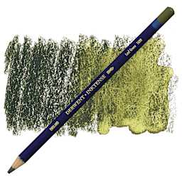 Derwent Inktense Pencil - Leaf Green pencil and swatch