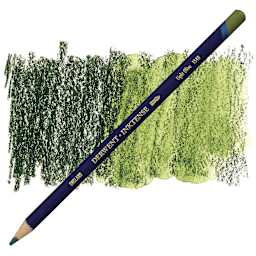 Derwent Inktense Pencil - Light Olive pencil and swatch