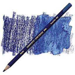 Derwent Inktense Pencil - Peacock Blue pencil and swatch