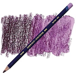 Derwent Inktense Pencil - Red Violet pencil and swatch