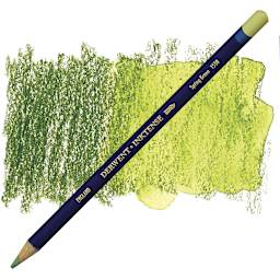 Derwent Inktense Pencil - Spring Green pencil and swatch