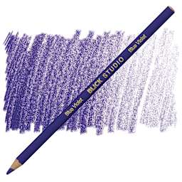 Blick Studio Artists' Colored Pencil - Blue Violet pencil and swatch