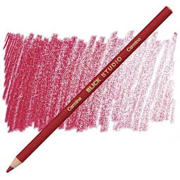 Blick Studio Artists' Colored Pencil - Carmine pencil and swatch