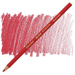 Blick Studio Artists' Colored Pencil - Cherry Red pencil and swatch