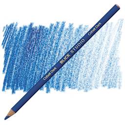 Blick Studio Artists' Colored Pencil - Cobalt Dark pencil and swatch