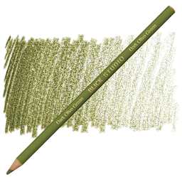 Blick Studio Artists' Colored Pencil - Dark Olive Green pencil and swatch
