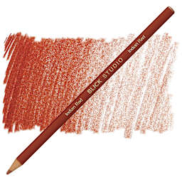 Blick Studio Artists' Colored Pencil - Earth Red pencil and swatch