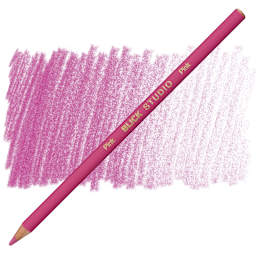 Blick Studio Artists' Colored Pencil - Pink pencil and swatch