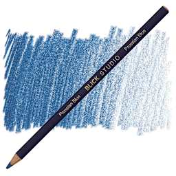 Blick Studio Artists' Colored Pencil - Prussian Blue pencil and swatch