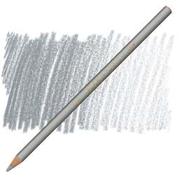 Blick Studio Artists' Colored Pencil - Silver pencil and swatch