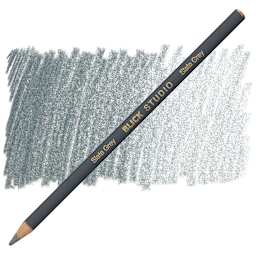 Blick Studio Artists' Colored Pencil - Slate Grey pencil and swatch