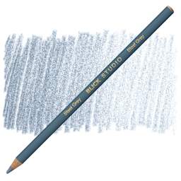 Blick Studio Artists' Colored Pencil - Steel Grey pencil and swatch