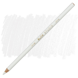 Blick Studio Artists' Colored Pencil - White pencil and swatch