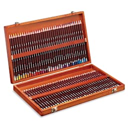Derwent Coloursoft Pencil Set - Assorted Colors, Wood Box, Set of 72