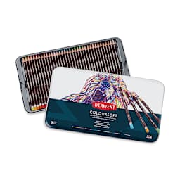 Derwent Coloursoft Pencil Set - Assorted Colors, Set of 36