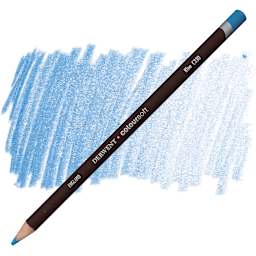 Derwent Coloursoft Pencil - Blue pencil and swatch