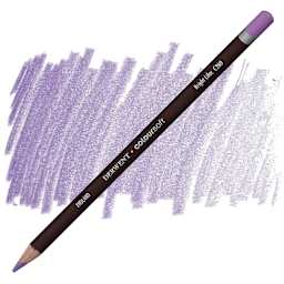 Derwent Coloursoft Pencil - Bright Lilac pencil and swatch