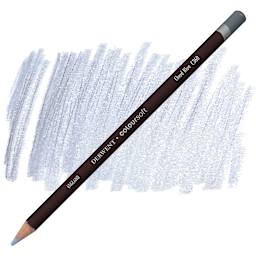 Derwent Coloursoft Pencil - Cloud Blue pencil and swatch