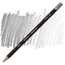 Derwent Coloursoft Pencil - Dove Grey pencil and swatch