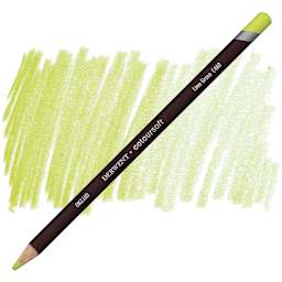 Derwent Coloursoft Pencil - Lime Green pencil and swatch