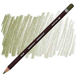 Derwent Coloursoft Pencil - Lincoln Green pencil and swatch