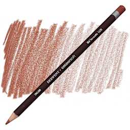 Derwent Coloursoft Pencil - Mid Terracotta pencil and swatch