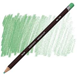 Derwent Coloursoft Pencil - Mint pencil and swatch