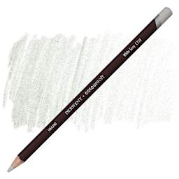 Derwent Coloursoft Pencil - White Grey pencil and swatch