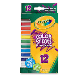 Crayola Color Sticks - Assorted Colors, Set of 12, front of the packaging