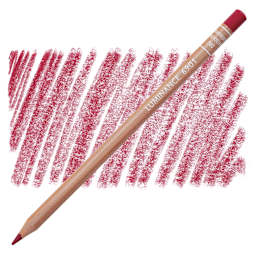 Caran d'Ache Luminance Colored Pencil - Anthraquinone Carmine pencil and swatch