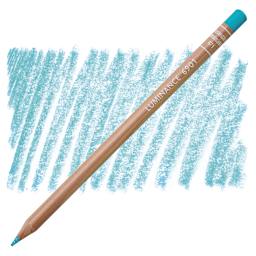 Caran d'Ache Luminance Colored Pencil - Chrysocolla Blue pencil and swatch