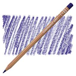 Caran d'Ache Luminance Colored Pencil - Bleu De Nimes pencil and swatch