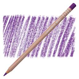 Caran d'Ache Luminance Colored Pencil - Quinacridone Purple pencil and swatch