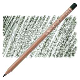 Caran d'Ache Luminance Colored Pencil - Dark Phtalocyanine Green pencil and swatch