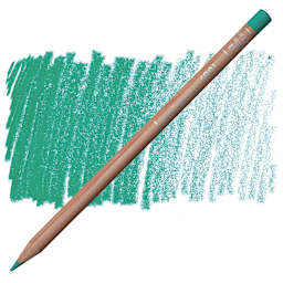 Caran d'Ache Luminance Colored Pencil - Beryl Green pencil and swatch